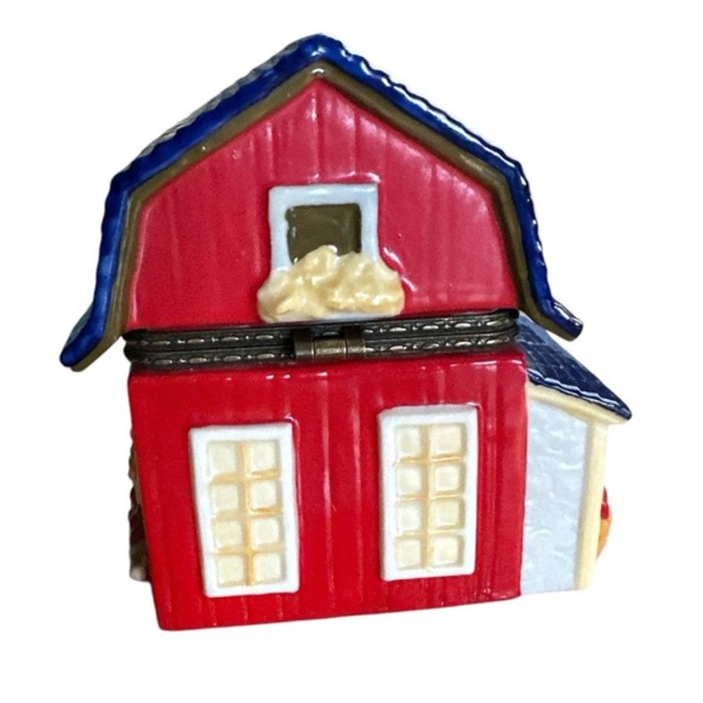 Spirit Folk APPLE FARM (Carol Endres) Hinged Trinket Box by‎ Enesco Johnny - Picture 2 of 6